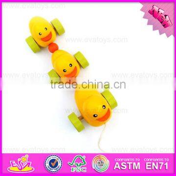2016 Top Sale Kids Wooden Yellow Duck Toy W05B146 photo-2