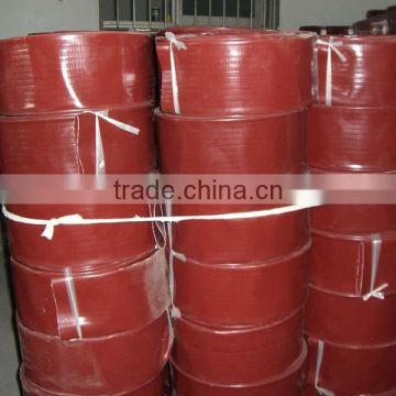 Red PVC layflat hose