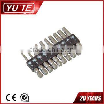 2017 Yute 10PCS 50mm POZI screwdriver bit set