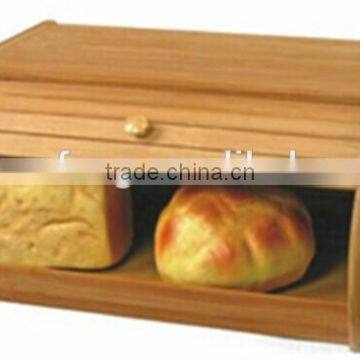 Hot selling natural bamboo bread box