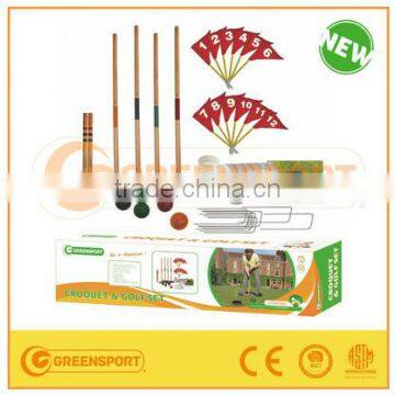 croquet and golf game set