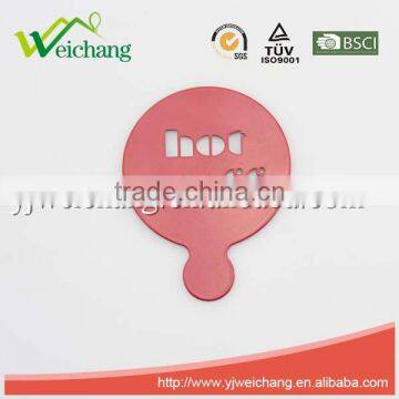 WCTS421 Cappuccino Coffee Barista Stencils Coffee Template Tools Accessories,stainless Steel,spray Lacquer photo-2