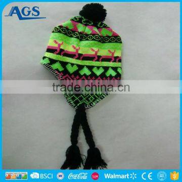 New Style Custom Cheap Warm Knitted Korean Winter Hat