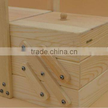 Folding Wooden Sewing Box photo-2