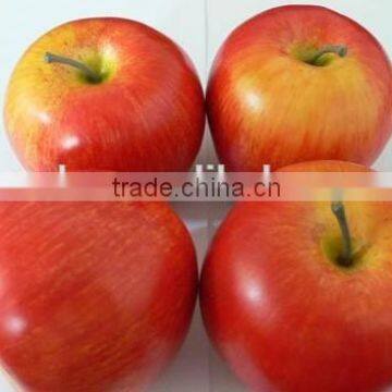 4 Artificial Red Apples Fake Faux Fruits for Home Decor