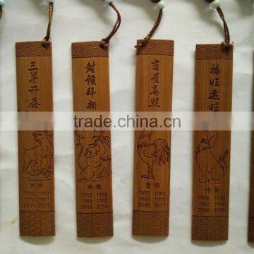 Eco-friendly Bamboo Wood Bookmark Carbonized photo-4