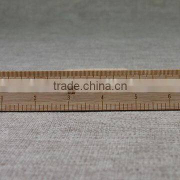 FSC laser engraved bamboo ruler