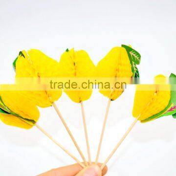 Art Toothpick Christmas Decoration Cocktail Decoration for Party 3D Fruit Toothpicks photo-4