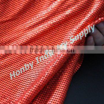 2017 Fashion Unique Garment Aluminum Mesh Fabric