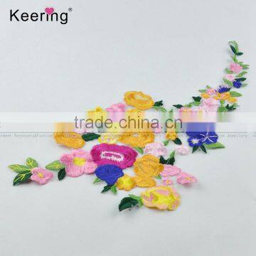 Mix Colors Embroidery Patches Lace Fabric for Venice Applique photo-3