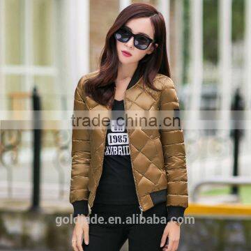 Wholesale 100% Cotton Sateen Custom Embroidered Winter Bomber Jacket photo-3