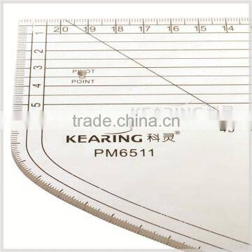 Kearing # PM6511 Ruler Pattern Marking Acrylic Curve Pattern Cutting 40cm photo-2