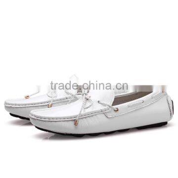 High Quality Adults Glazed Leather Shoes Sample for Male, Men Casual Shoes Putent Leather Made in Jinjiang Factory photo-6