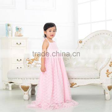 2016 Latest Designs Champagne Kid Tutu Dance Style Fancy High Quality Flower Baby Girls Party Night Dress Design photo-5