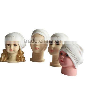 Cheap Windproof Polar Fleece Child Striped Beanie Hat Factory photo-4