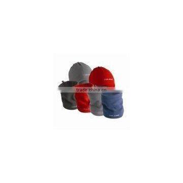 Blue Fleece Neck Warmer Scarf Like Hat photo-4