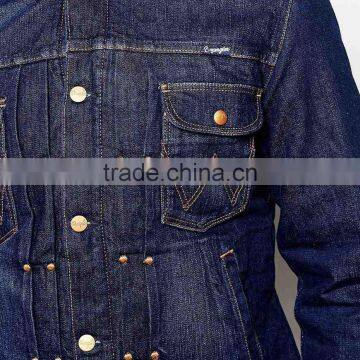 High Quality Men Clothing Jacket Denim With Fleece Collar Bulk Whloesale photo-3