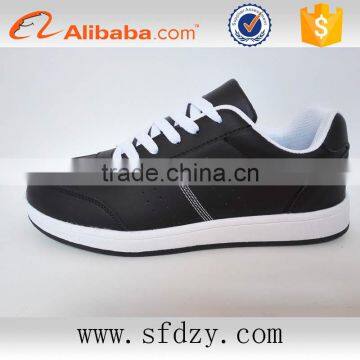 PU leather fashion sports shoes for men 2016 with china factory low price