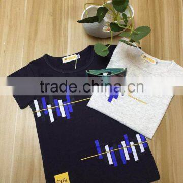 High quality Summer baby boy T- shirts short sleeve Fancy boys Muslim clothing