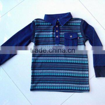 1 year to 12 years Boys French Velvet Knit Polo Shirt