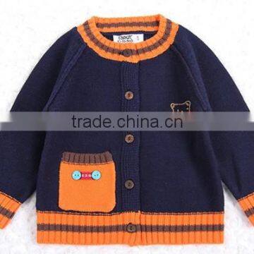 Trim Contrast Latest New Style Raglan Cardigan Sweater photo-6