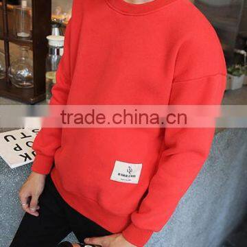 Hot Sale Good Style Fashion Professional Wholesale Round Neck Sweatshirt for Mens Plain photo-2