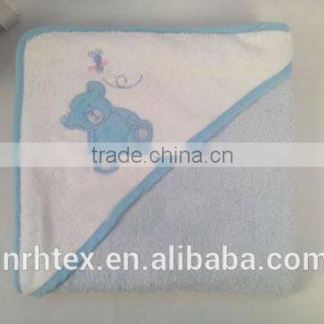 Eco-friendly100%Cotton Terry Hooded Baby Towel photo-2