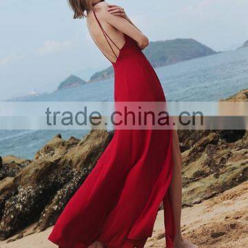 Z&M Maxi Beach Dress Ladis Maxi Dress Sexy Dress Sleeveless photo-2