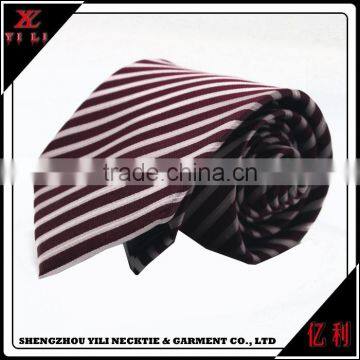 Latest dresses different stripes silk necktie