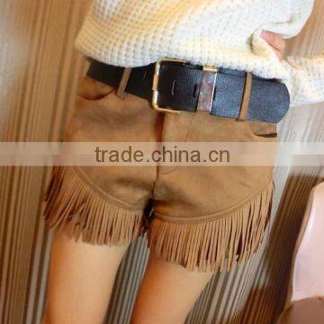 EY0073L Women Fashion Tassel Leisure Short Leggings Winter 2015