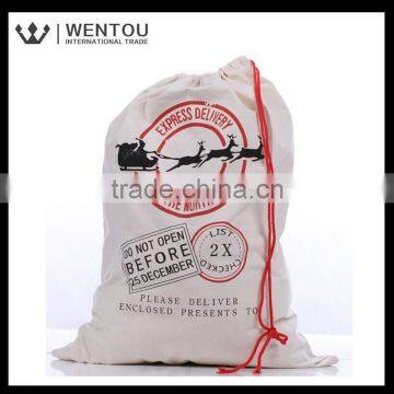 Wholesale Large Canvas Christmas Gift Bag With Drawstring photo-2