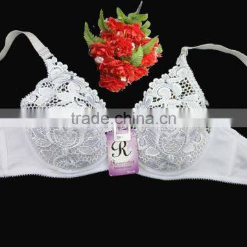 new arrival fashion embroidered unwired bra hot sexy women bra underwear