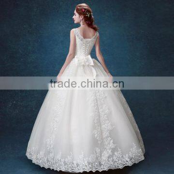 New Arrival Sexy A-Line Lace Wedding Dress 2017 Romantic Robe Mariage Vestido Dresses photo-4