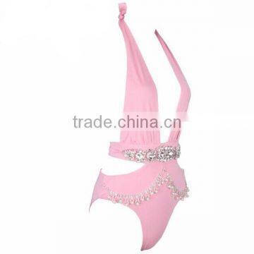 Sexy Mature Monokini With Rhinestone photo-2