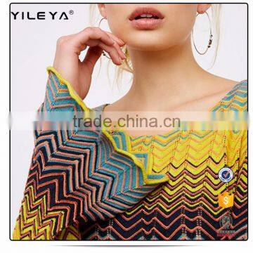 Customizable Contrast Color Bell Sleeve Dress,dress in Yellow,dress Short Yellow photo-3