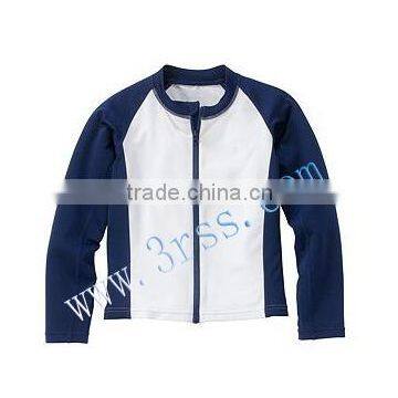 boy's compression long sleeve rash jacket