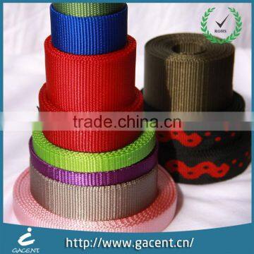 Black 38mm hard nylon polyester webbing for soldier waistbelt