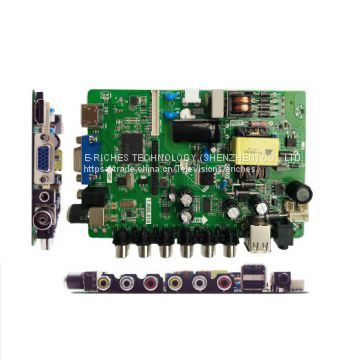 32 inch 3-IN-1 LED TV MAIN CARD BOARD WITH USB HDMI, VGA