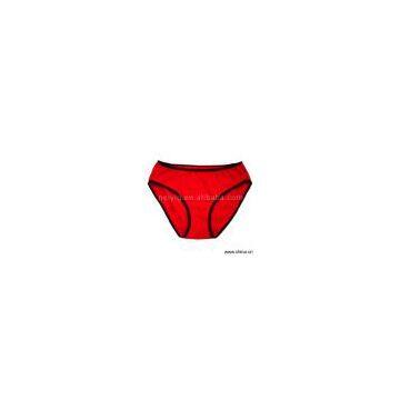 Sell Red Sanitary Underwear with Black Edge