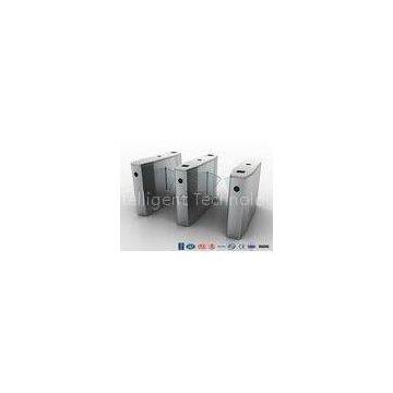 Stainless Steel Heavy Duty Automatic Systems Turnstiles Flap For Public Facility