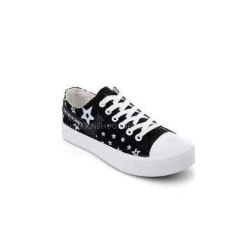 New Women\'\'s Black Lace Up Low Top Shoes