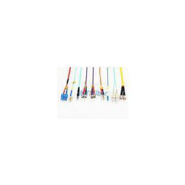 MU MTRJ Single Mode Patch Cord /  Duplex Multimode Fiber Optic Cable