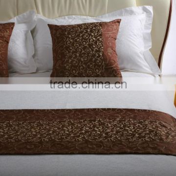 Wholesale white cotton hotel bed linen/luxury hotel linen