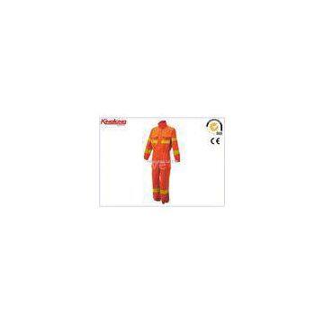 100% Cotton S / M / L Fire Resistant Coveralls Mechanics Overalls