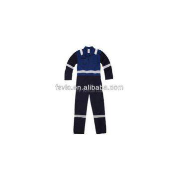 Modacrylic Flame Retardant Coverall With Reflective Tapes