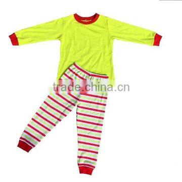 Hot sale stripped family christmas pajamas wholesale christmas pajamas