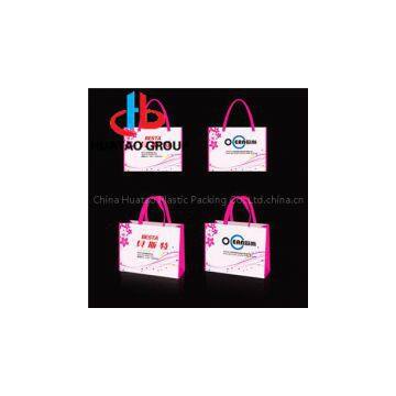 silk printing PP/RPET non woven shopping bag