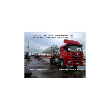 CHINA HEAVY LIFT - Windmill Blades/Nacelle/Tower Section Trailer