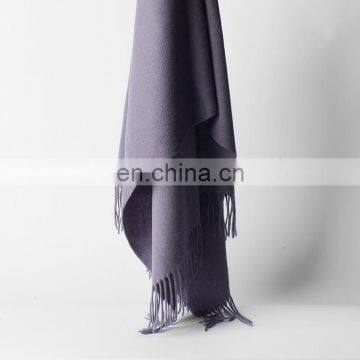 2017 Wholesale Solid Color 100% Cashmere Scarf For Women photo-4