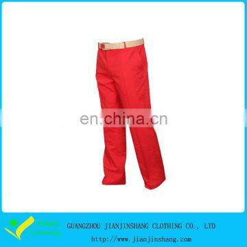 Hot Red Fitness Formal Shirts Trousers For Girls Capri Trousers